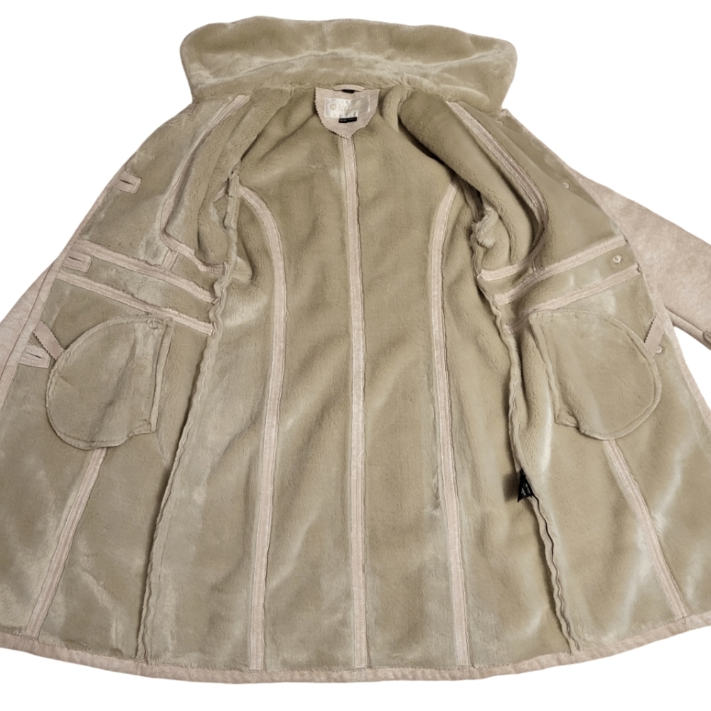 Nuage Penny Lane Long coat,Boho,faux suede fur shearling jacket,M - Picture 6 of 12